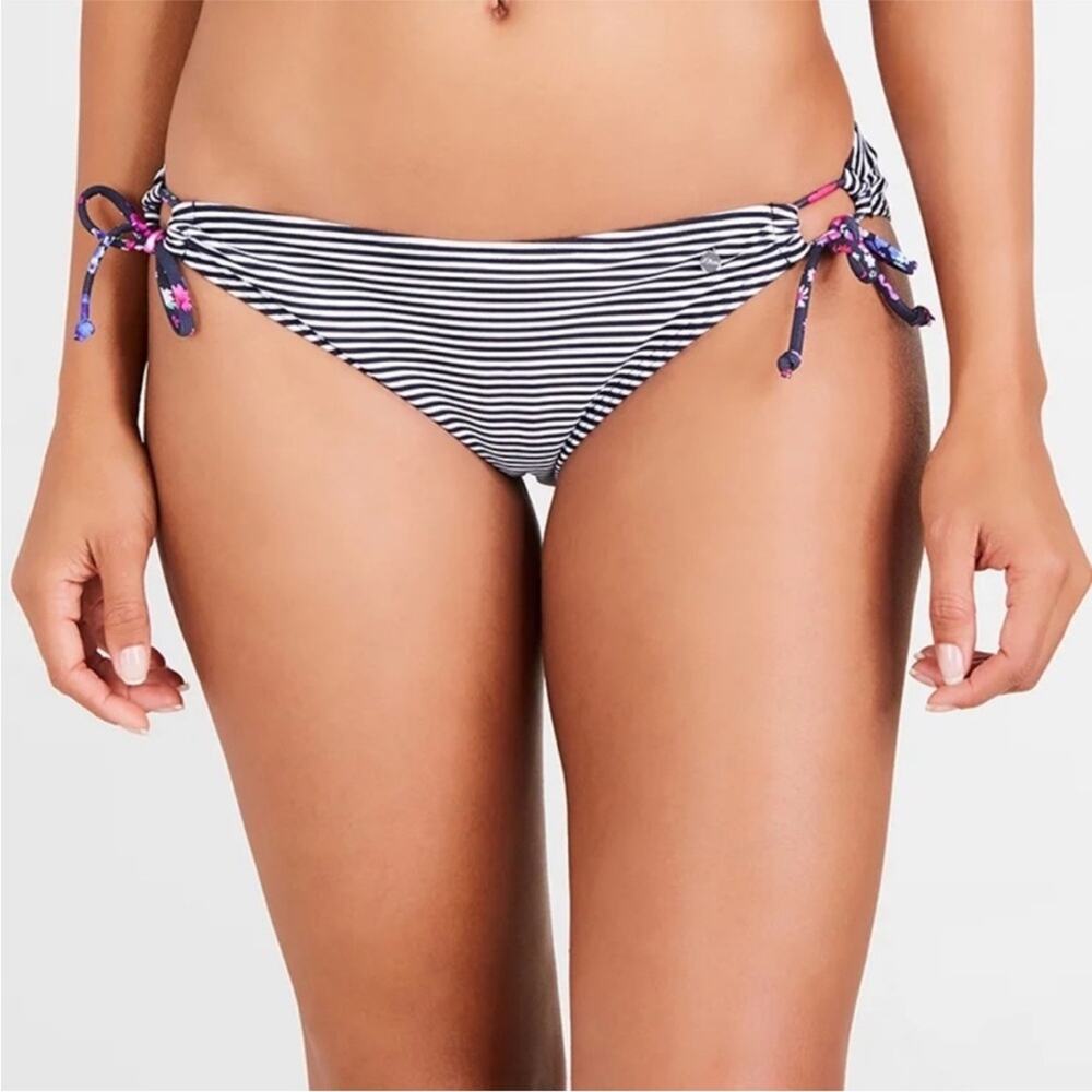 Xhilaration Striped Black and White Bikini Bottom
